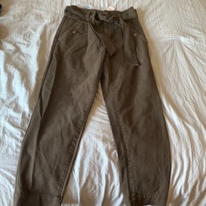NWT Loft paper bag waist pants